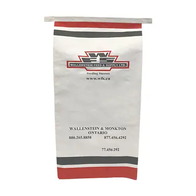 Paper Plastic Compound Bags with Bottom Gusset
